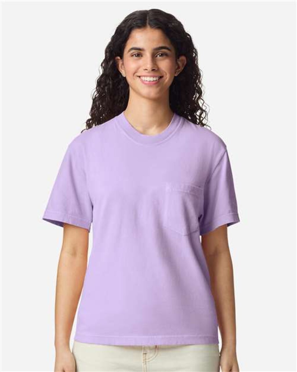 Comfort Colors® Garment-Dyed Heavyweight Crewneck Short Sleeve Pocket T-Shirt